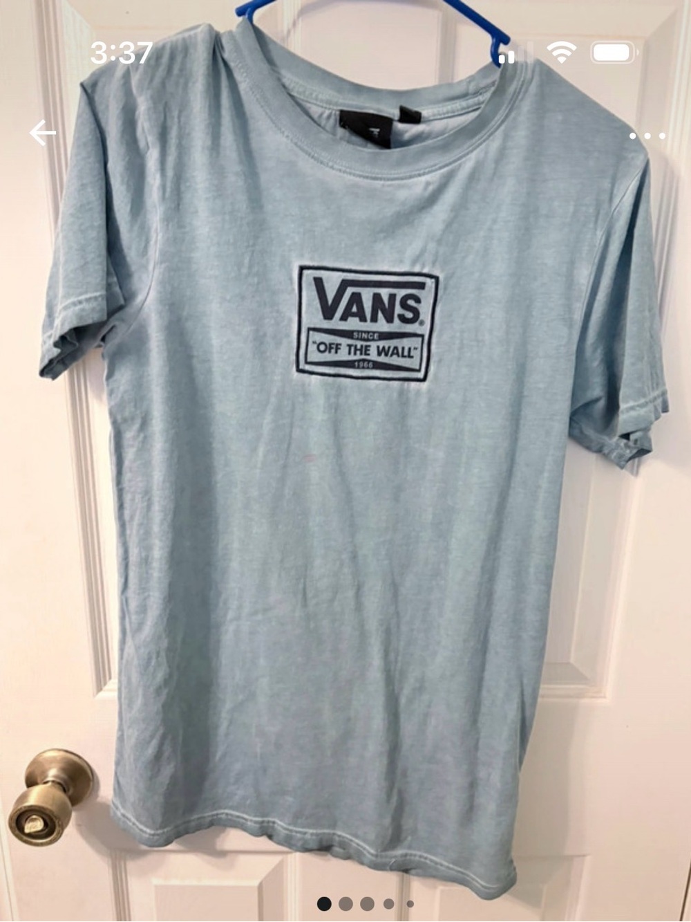 Vans Light Blue Short Sleeve Box Logo Tee